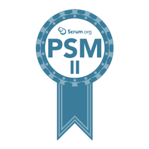 Professional Scrum Master II badge
